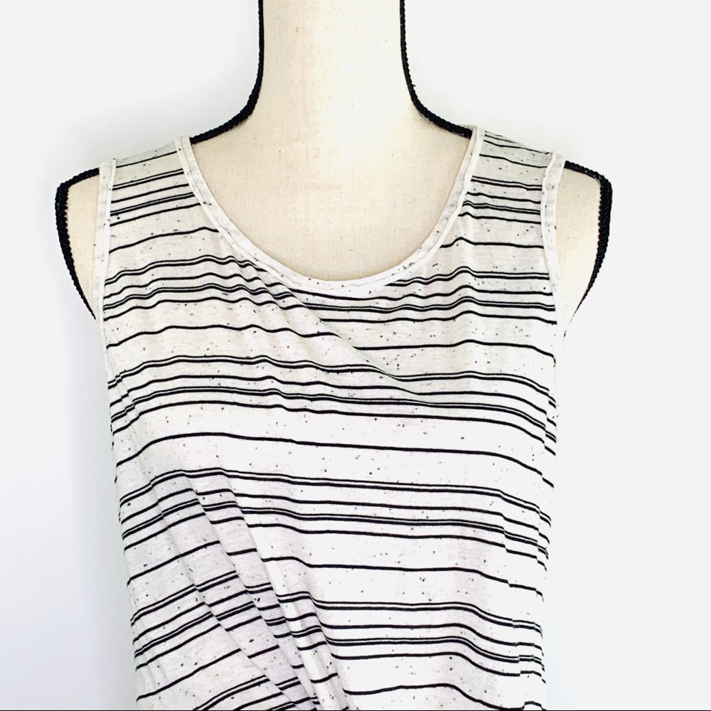 Max Studio Striped Tank Top - Picture 4 of 7